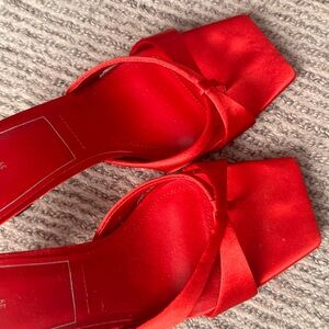 Elegant Red Zara Women's Heels